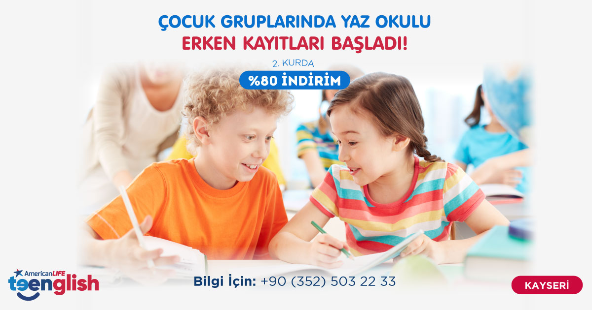 kayseri cocuklar icin ingilizce yaz okulu