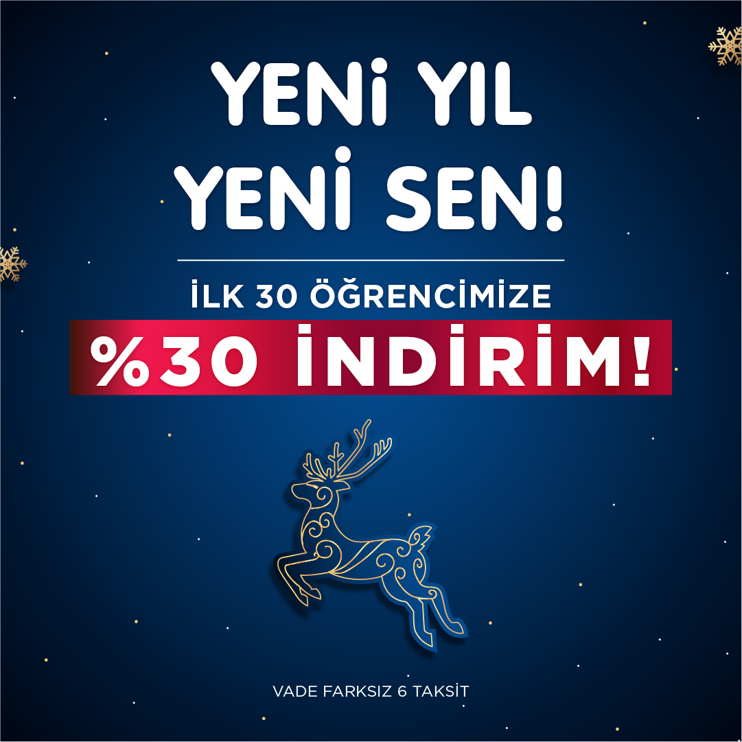 İngilizce Kursu Yeni Yıl Kampanyası