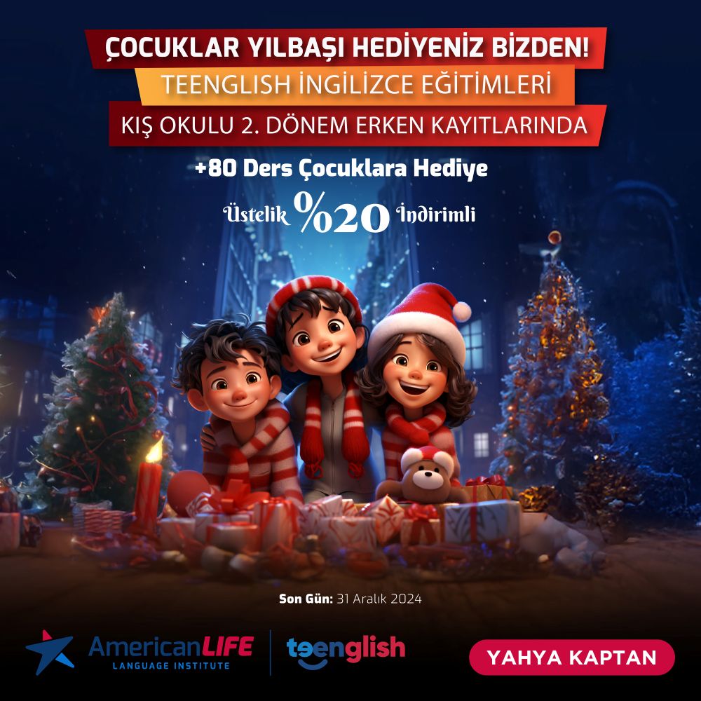 Çocuklar için ingilizce kursu kampanya